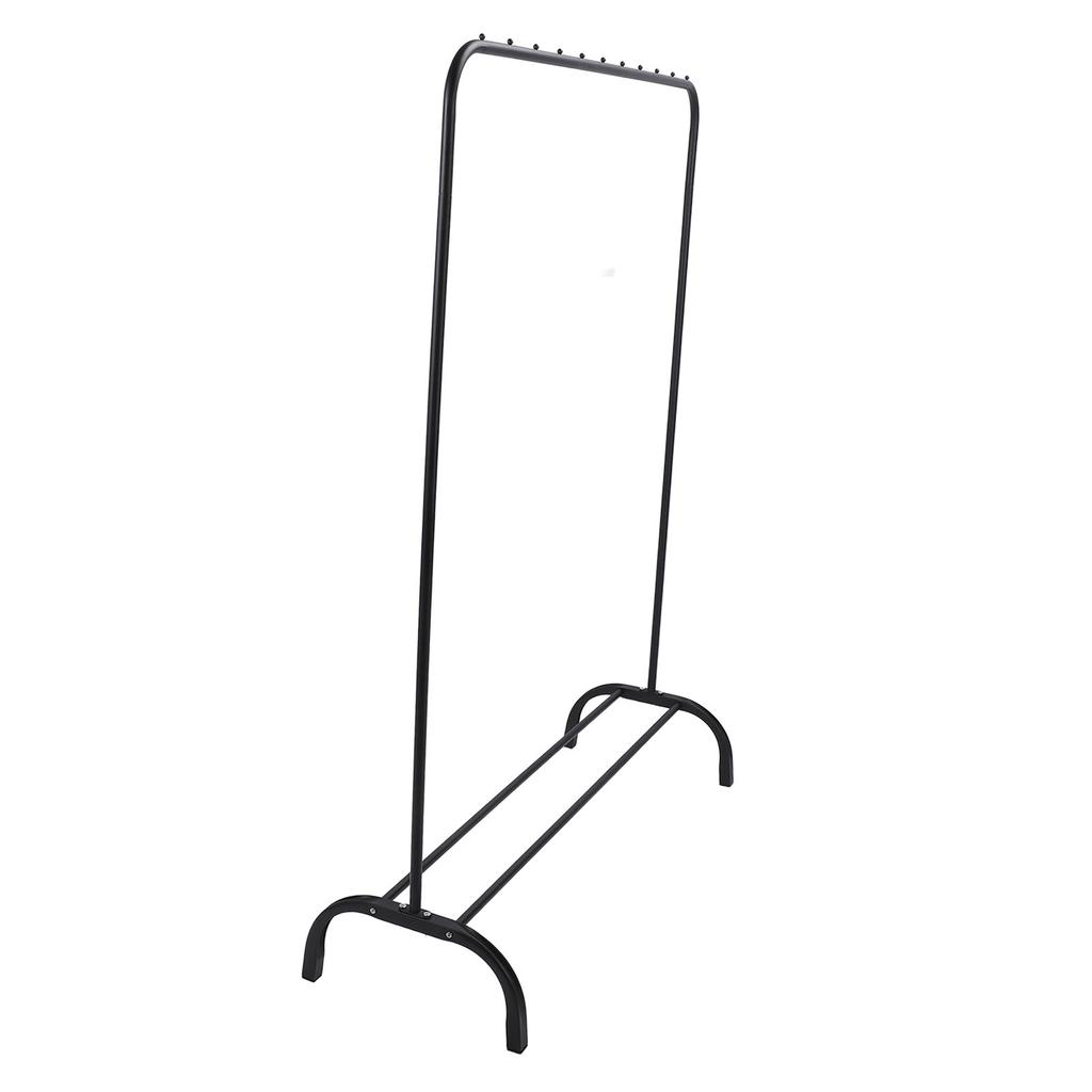 Garment Rack Floor Standing Clothes Hanging Rack with Bottom Metal Shelf for Clothes Hats Scarves Bags