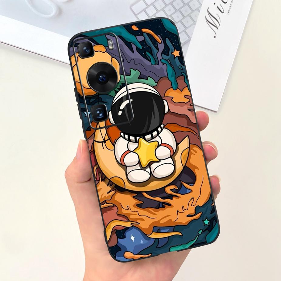 For Huawei P60 Pro Case LNA-AL00 Lovely Cartoon Cover Soft Silicone Phone Cases For Huawei P60 Art P 60 Pro P60Pro Fundas Bumper