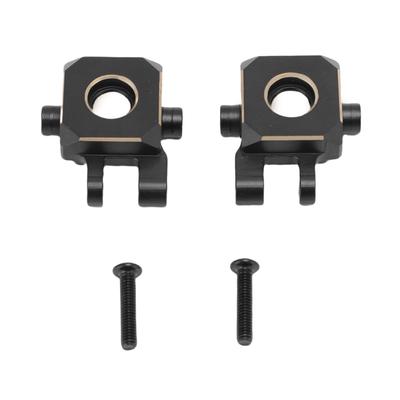 1 Pair RC Steering Knuckles Heavy Duty Brass RC Steering Cups for 1/18 Crawler Car Upgrades Accessories