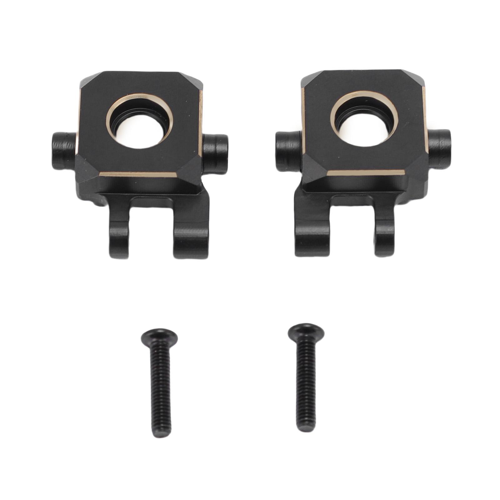 

1 Pair RC Steering Knuckles Heavy Duty Brass RC Steering Cups for 1/18 Crawler Car Upgrades Accessories