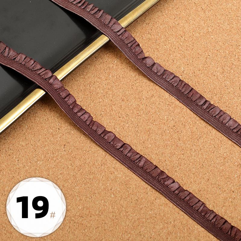 5m Elastic Lace DIY Clothing Neckline Cuff Cloth Strips Clothes Hem Decorative Trim Ribbons Party Dress Decoration Sewing Fabric