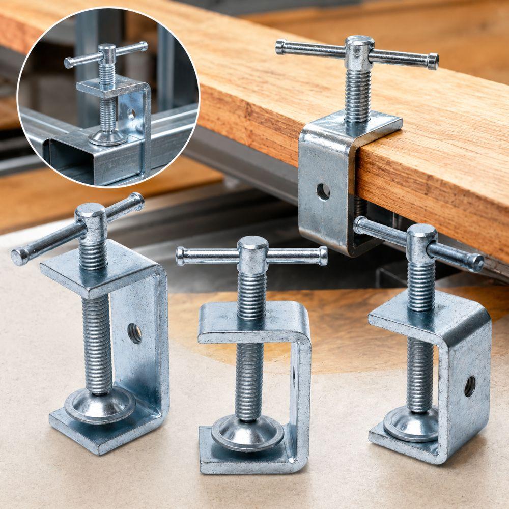 Adjustable Square Clamp Zinc Plating Fixed Holder Clip Professional C-clamp Hardware Fasteners