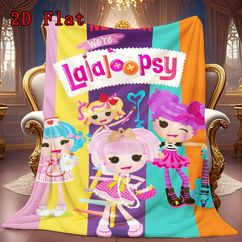 Lalaloopsy 2D Flat Pattern Flannel Blanket High Quality All Seasons Warmth and Comfort Perfect for Christmas Gifts.PMT0914156