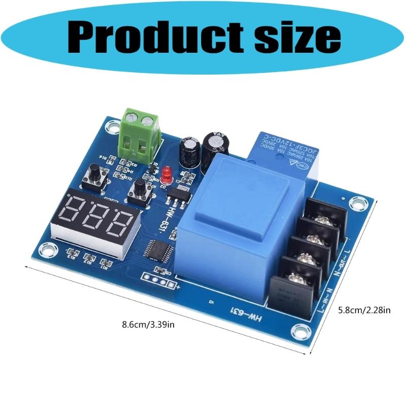 Precise Digital Display Battery Charger Controller Module 0.1 Accuracy for Lithium batteries Protections Energy Saving