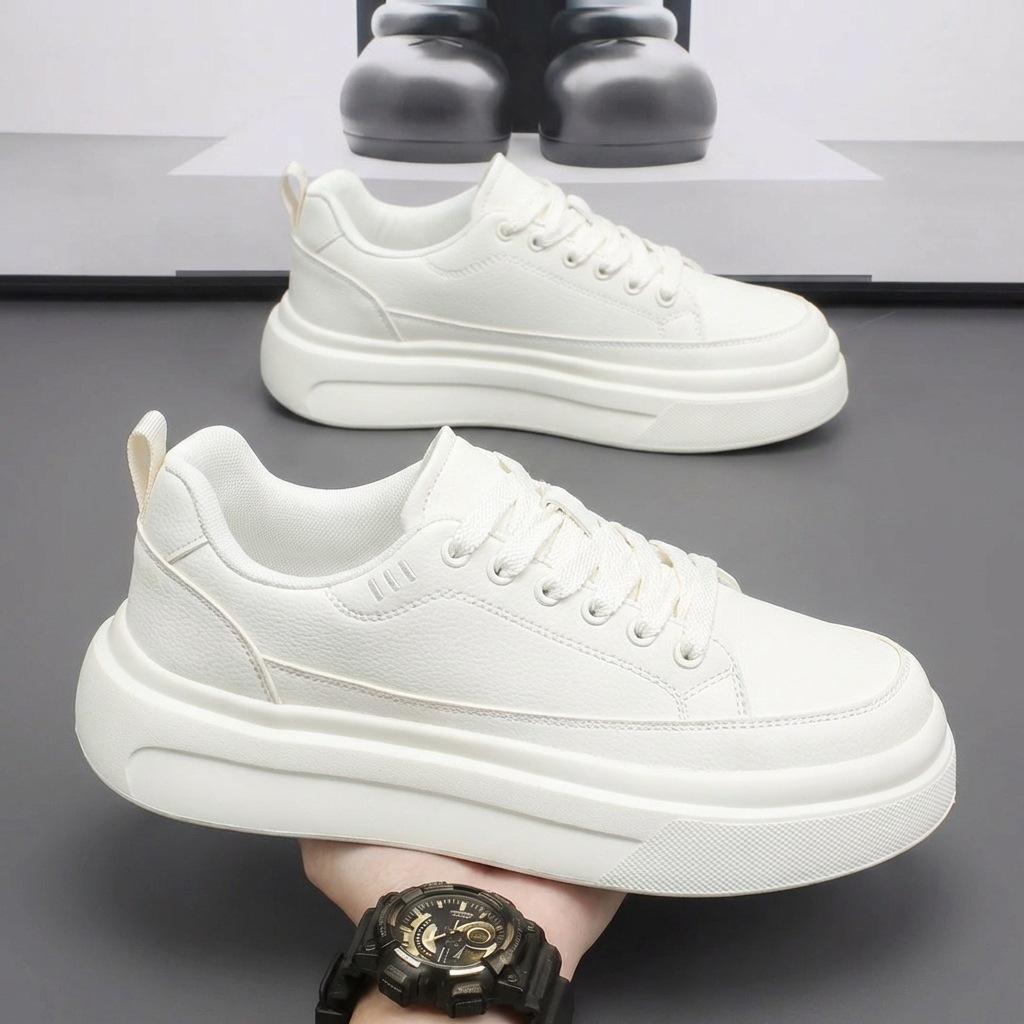 New Arrival Men's PU Leather Sneakers Comfortable Walking Shoes Casual Shoes Fashion Male Tenis Masculino Skateboard Footwear