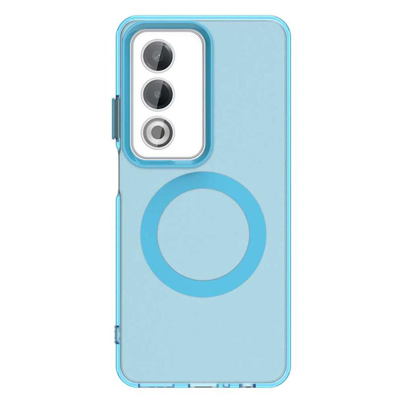 

For OPPO A3 Pro Global Case Magsafe Wireless Charging Cover For OPPO A3 Pro Global Case Funda Shockproof Matte TPU Phone Bumper For OPPOA3Pro Global