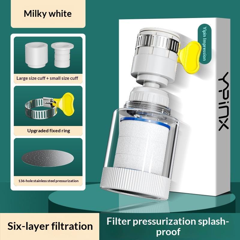 (2 of them) Faucet filter for home kitchen, anti-splash water gadget, extender, universal nozzle for dormitory tap water