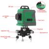 12 Line Laser Level 3D Green Light Auto Self Leveling 360 Rotary Measure Horizontal Vertical Cross Self-Leveling 635nm