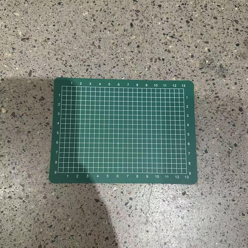 A1-A6 Dubbelsidig Grön Självläkande Skärmatta, 2,3 mm, för Papper, Konst och Gravyr.