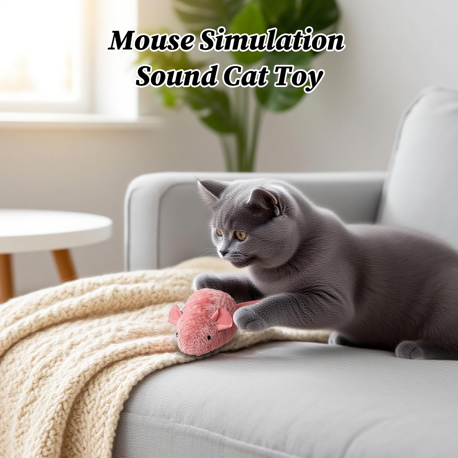 

Игрушка для кошек Мыши Комнатные Кошачьи Мыши Животные Игрушки Эластичные Автоматические Звуковые Игры Интерактивные Жевательные Для Охоты Игры Домашний Питомец В помещении На улице CHINA