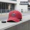 [Patriotic Baseball Cap] 250Th Anniversary USA Flag Print Adjustable Vintage Washed Hat Unisex Commemorative Outdoor Sports Cap For July 4Th Memorial