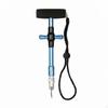 SelfLocking Hook Remover OneHand Aluminum Fishing Dehooker Stainless Steel Head for Anglers,