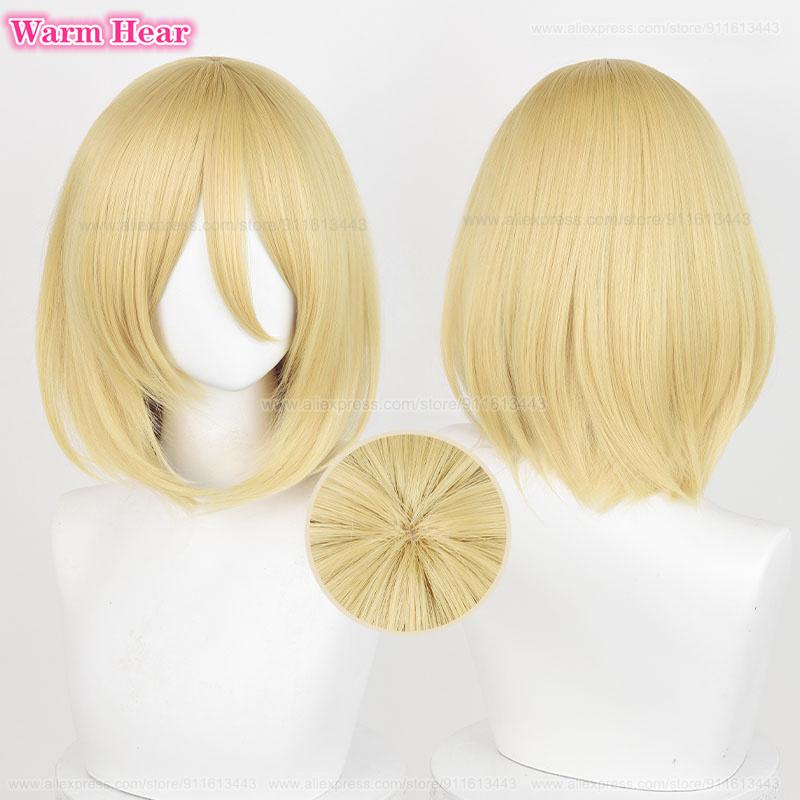 Anime Armin Arlert Annie Leonhart Hange Zoe Levi Ackerman Pieck Finger Sasha Braus Mikasa Ackerman Historia Reiss Cosplay Pruiken One Size beige