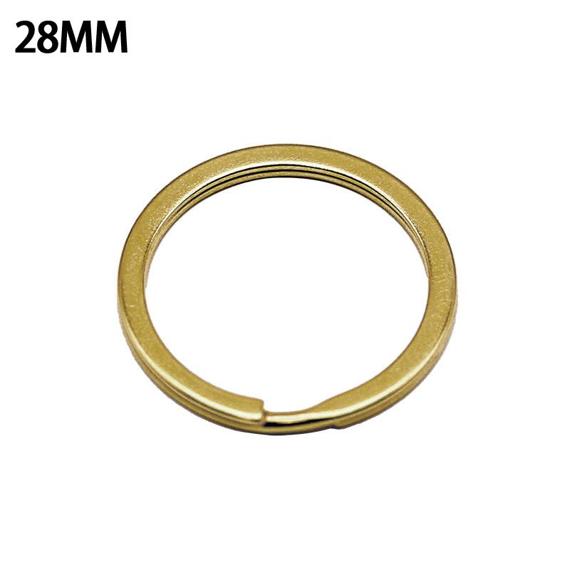 Brass Keychains Gold Color Open Jump Rings Diy Jewelry Making Accessories