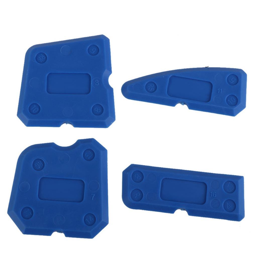 DIY Enthusiast’s Dream: 4-Piece Silicone Caulking Kit for Precision Edge Repair & Effortless Sealant Application