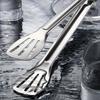 Stainless Steel Food Tongs Frying Grilling Steak Clips Bread Serving Buffet Clip Food Grade Cooking Tools Non-Slip Kitchen Tool