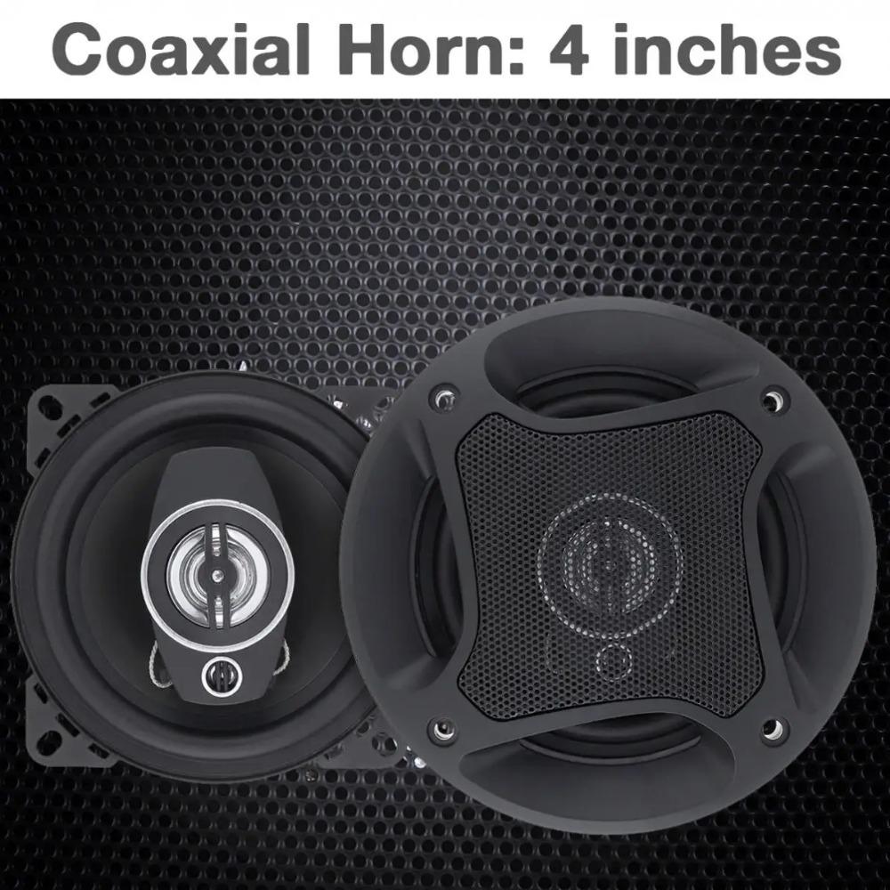 4 Inch 10cm 250W Car Coaxial  Auto Audio Music Stereo Full Range Frequency Hifi Car Speakers Non-destructive Installation