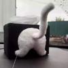Divertente Copri Scatola Fazzoletti Coda di Gatto Dispenser Fazzoletti Decorativo Porta Fazzoletti di Carta per Bancone Cucina Camera da Letto Appartamento Hotel