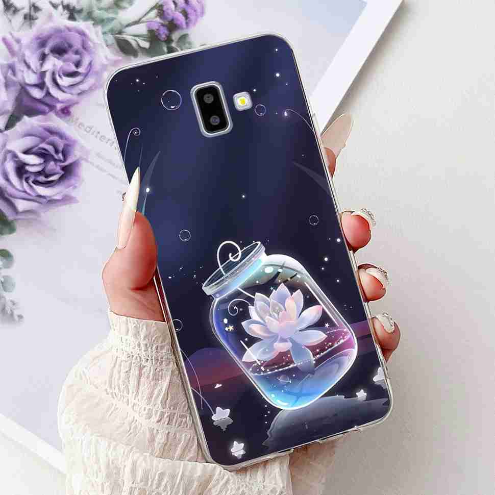 For Samsung Galaxy J6 Plus Case J610F J610G Popular Painted Phone Cover Soft Silicone Cases For Samsung J6 Plus GalaxyJ6+ Coque
