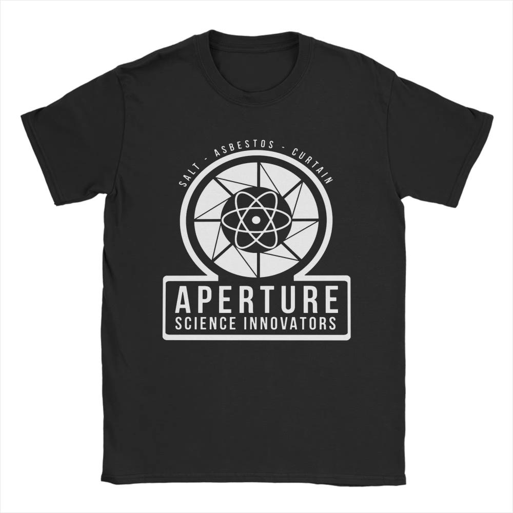 Maglietta Unisex Laboratorio Tecnologia Apertura Portale Top da Gioco Camicia a Maniche Corte Novità Top Streetwear Largo in Puro Cotone per Coppie