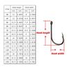 500pcs Barbed Fishing Hook Replacement Circles Hook Carbon Steel Eyed Fish Hook Rustproof Fishing Jig Hook Easy To Use