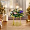 10 Circular Flower Racks with a Diameter of 20cm and a Height of 15cm (3 Support Rods), , Decoration,