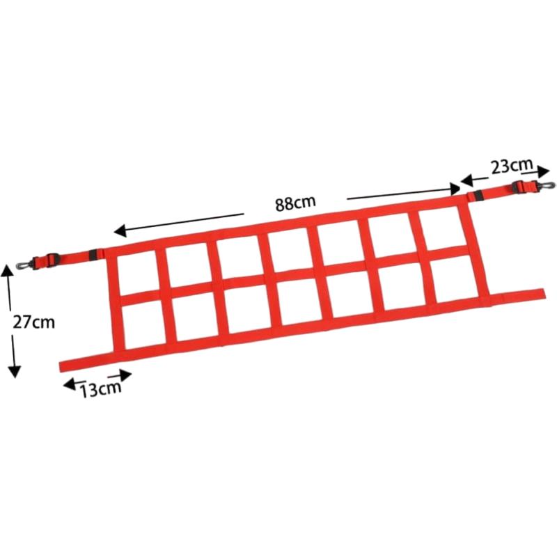 1x Car Roof Net Hammock Mesh Cargo Rooftop Netting Heavy Duty for TJ YJ JK JKU JL JLU JT 1987-2025 for Suzuki Jimny JB74 19-23