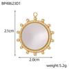 CARLIDANA New Luxury Love Heart Necklace Oval Pearl Pendant Jewelry White Shell Inlaid Zircon Heart Charms Pendant Accessories