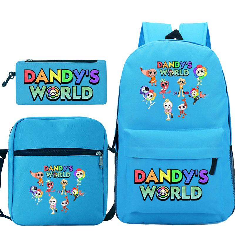 New Dandy's World Game Merchandise Cartoon Print Children's Backpack Cross-border Large-capacity Student Schoolbag