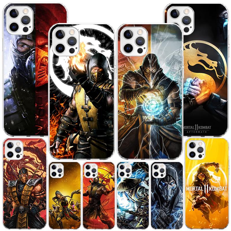 Mortal Kombat Phone Case For iPhone 17 Air 16 Pro Max 16E 15 + 14 Plus 11 12 13 Mini 7 8 SE Gift Print Cover Fundas 17 Air 16 Pr