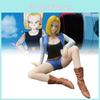 Dragon Ball Android 18 Figurine Cowboy Set Anime Model Toys Ornament Statuary
