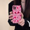 Anime K-Kirby Lovely Phone Case For Iphone 16 15 17 13 14 12 11 Pro Max Plus Black Shell Cover Case