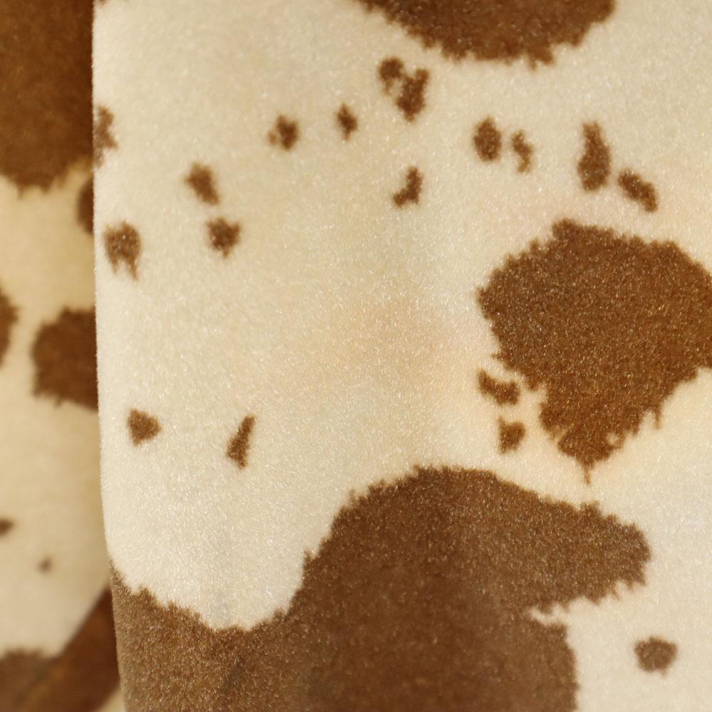 RockMount 70s Made In USA Vintage Cow Print Overall Handle Long Sleeve Western Shirt Men's Used