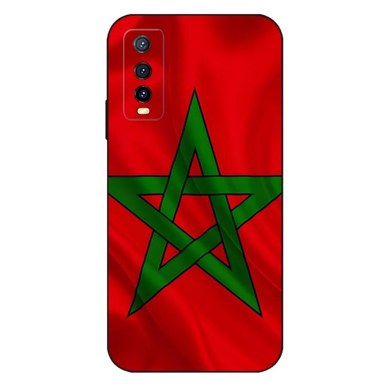 Morocco Flag Phone Case For VIVO Y31 IQOO U5 U5x 9 V21e V23 Y31s Y73 X60 X70 X80 Y33s Y21 Y76 Y15s T1 Pro Plus Cover