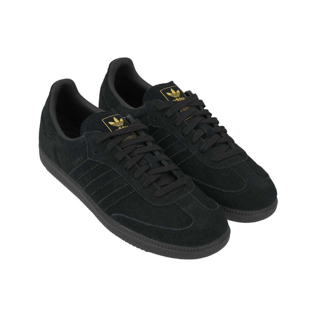 adidas Samba Core Black Gold Unisex Tenisky Šedá-Tři Zlatá-Metalická JR0887