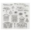 3Pcs Transparent Stamp Rubber     Journal Album Decoration Craft Gifts Accessories