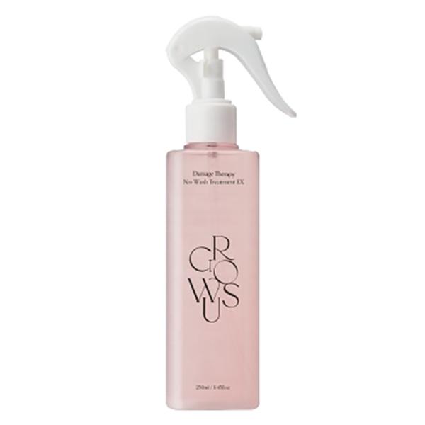 Growus Damage Therapy No-Wash Treatment EX (250ml) – Leave-in Hair Essence Mist for Silky Shine & Nourishment, Korean