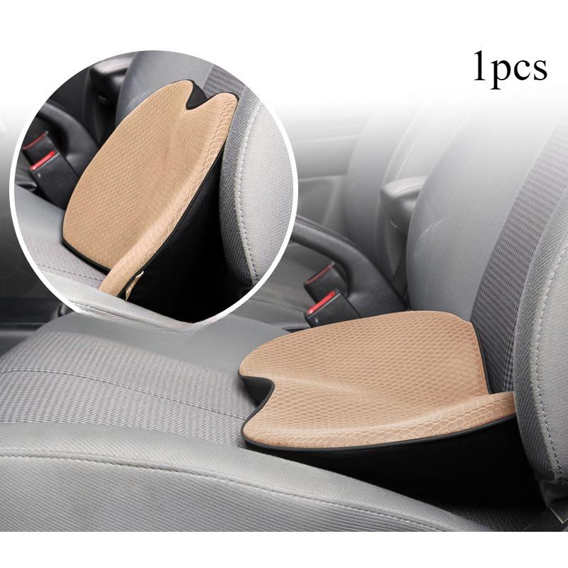 

1 шт. Подушка-подкладка для автомобильного сиденья из пены с эффектом памяти - Эргономичное увеличение высоты, коврик для сиденья водителя, компактная ортопедическая подушка 44x24x9.5cm хаки