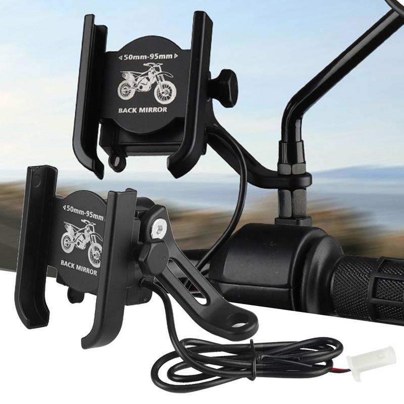 Motorcycle Cell Phone Holder Cycle Phone Mount Lightweight Cell Phone Holder Sturdy Phone Mount Clamp Cell Phone Stands