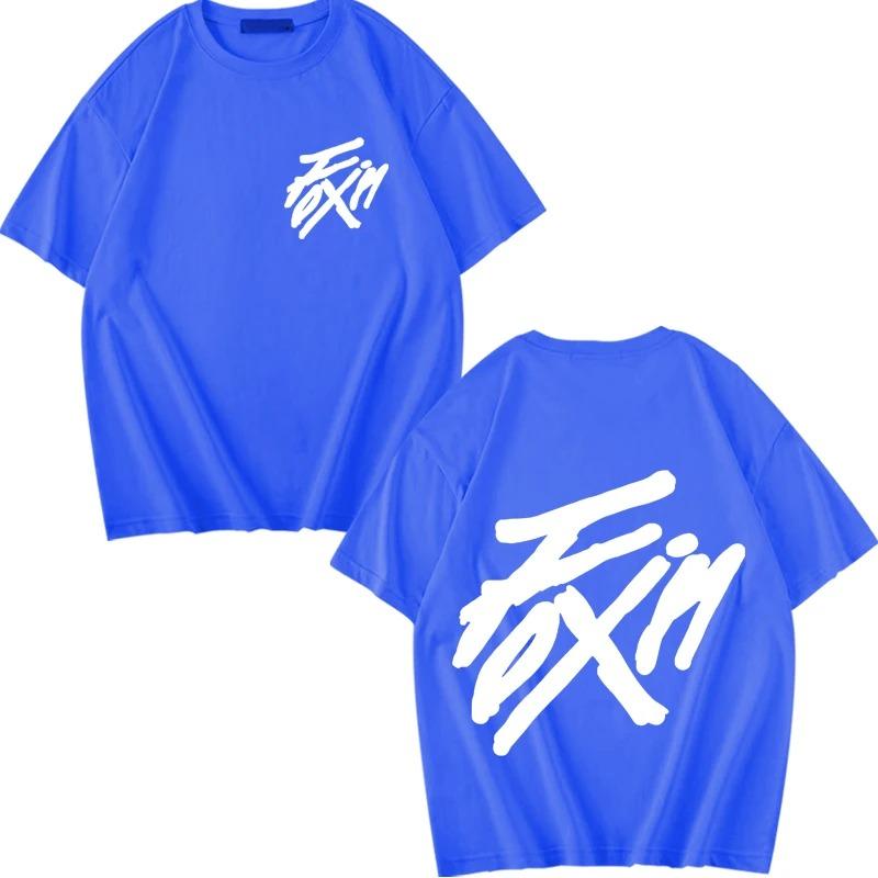 2026 Kpop ATEEZ _FlX ON_ Merch Zipper T Shirt Men Women Oversized Cotton Hot Sale Short Sleeve Summer Top Unisex Plus Size Tops