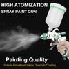 HVLP  Spray  1.4mm 1.7mm 2.0mm Steel Nozzle Household Spray  Portable Car Paint Spray  Kit Pneumatic Tools