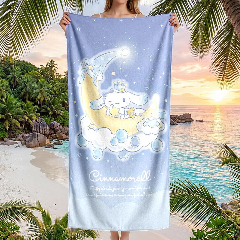 Large Beach Towel Quick Dry Absorbent Towel For Beach IndoorCinnamoroll