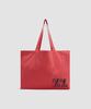 Symmetricpercent Color Logo Cotton Bag / Red