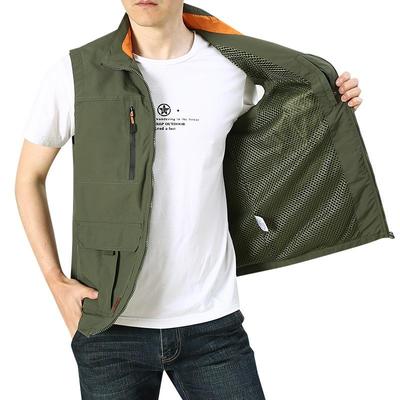 Work Jacket Men 'S Vest Men 'S Pocket Loose Jacket