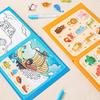 Children's Reusable Graffiti Quiet Book: Animals & Transportation Educational Toy for Toddlers