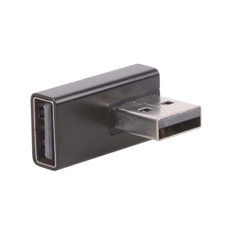 USB 3.0 Male to Female 90 Degree Right Angle Extension Adapter USB Connector Data Sync Extension for Laptop PC USB Fan