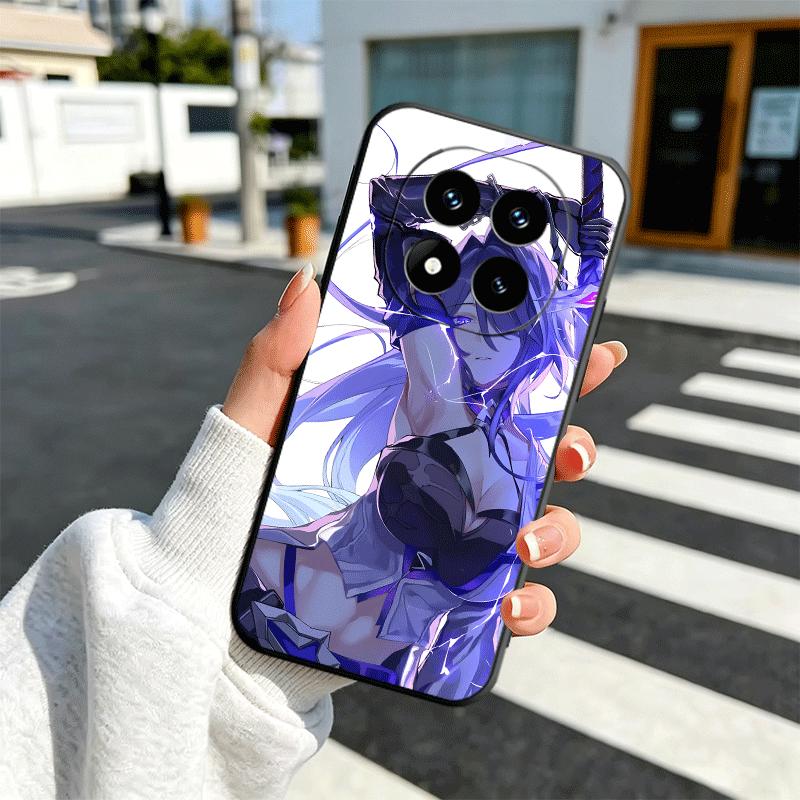 Honkai Star Rail Acheron Soft Phone Case for Xiaomi Redmi Note 12 13 14 15 Pro Plus 11 12S 11S 11T 10 4G Black Cover Back Shell