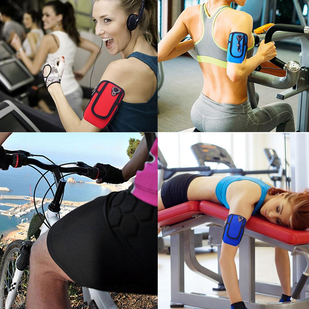 Outdoor Sports Arm Bag Phone Holder Portable Armband Bag Wrist Pockets