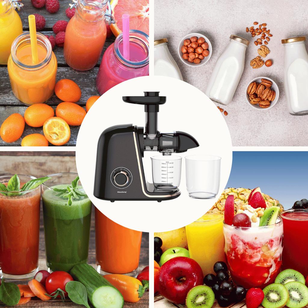Slow juicer 150W for fruits and vegetables COLD PRESS KLAUSBERG KB-7867