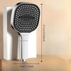 3 Modes Large Rainfall Shower Head 13cm Big Panel Square High Pressure Handheld ShowerHead ABS Portable Spa Filter Shower Nozzle